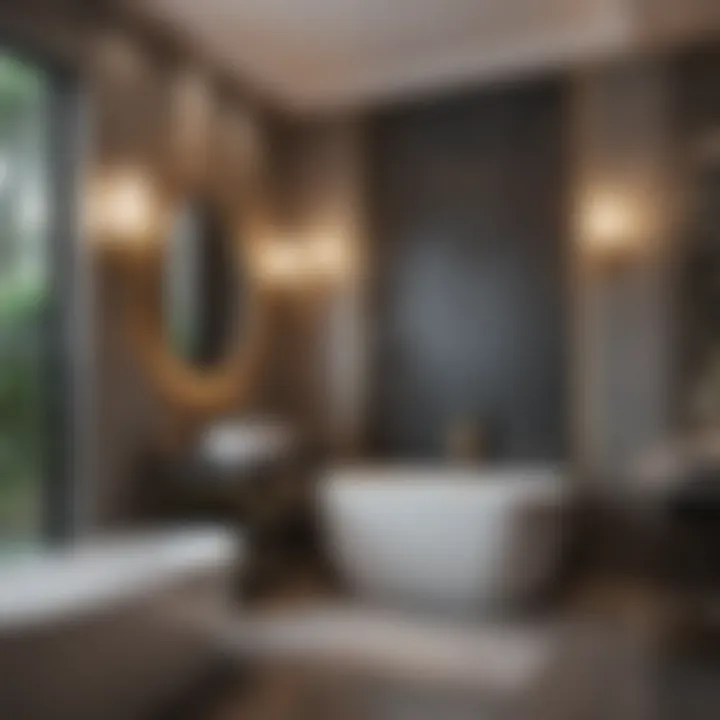 A Luxurious Guest Bathroom Experience Luxurious bathroom with elegant fixtures