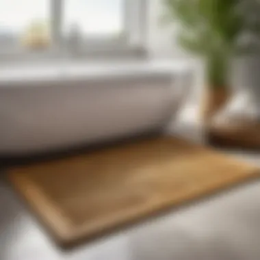 Non-Slip Bamboo Bath Mat