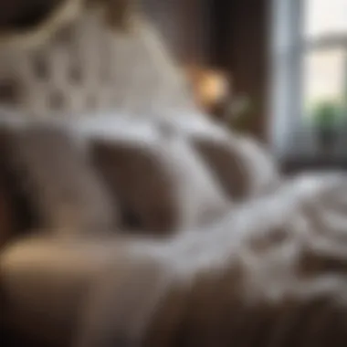 Luxurious Bed with Plush Bedding