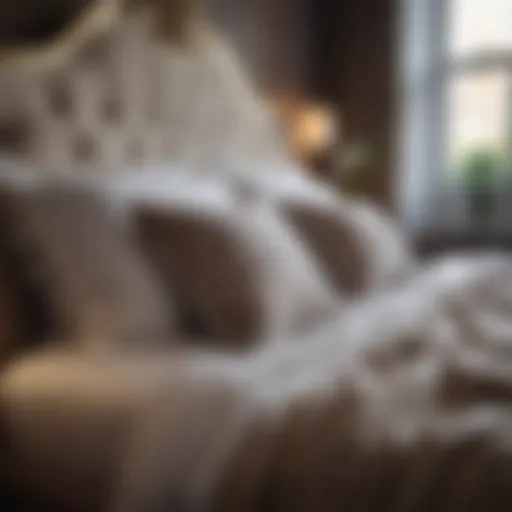 Luxurious Bed with Plush Bedding