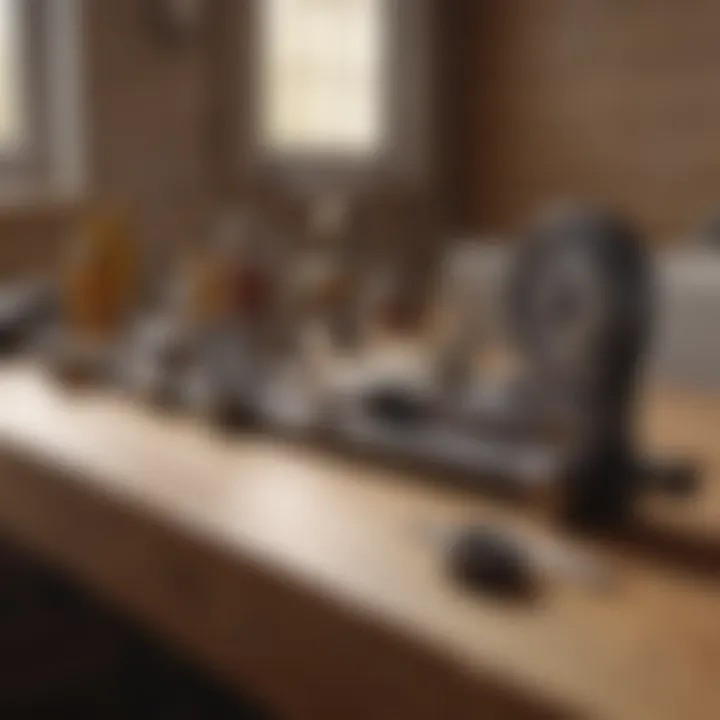 Precision measuring tools for bathroom renovation