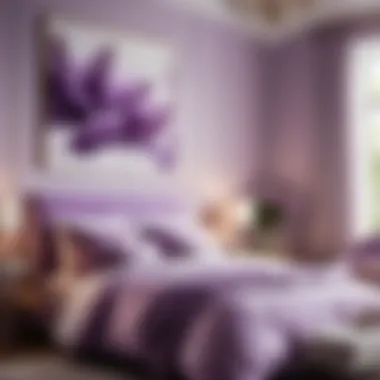 Ethereal Lilac Bedroom Elements