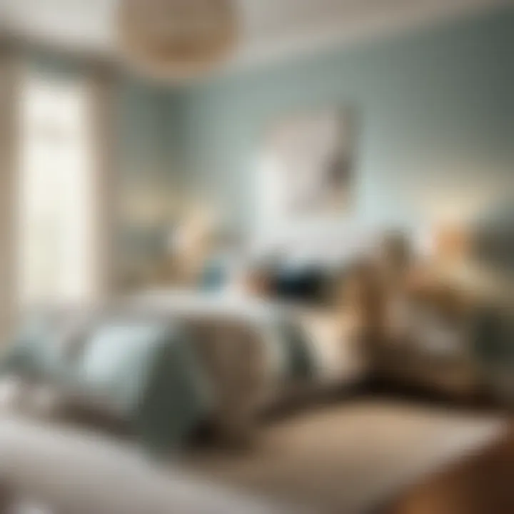 Ethereal Mist Bedroom Color Palette