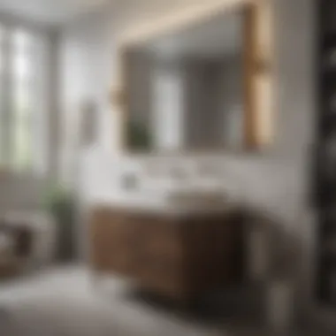 Customizable tall bathroom vanity options