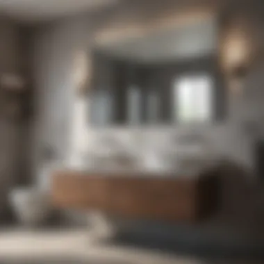 Ergonomically designed bathroom vanity for comfort