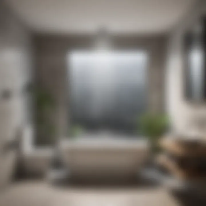 Humidity Control Benefits in Bathrooms Illustration showing humidity control in a bathroom