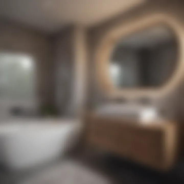 Before and after transformation of a bathroom space