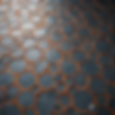 Intricate Hex Tile Patterns and Textures Close-up of hex tile patterns showcasing color and texture