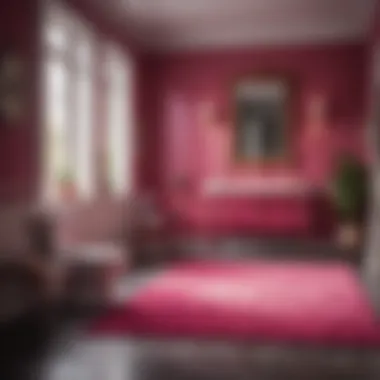 Color Psychology of Magenta in Interior Design Color psychology infographic showcasing magenta