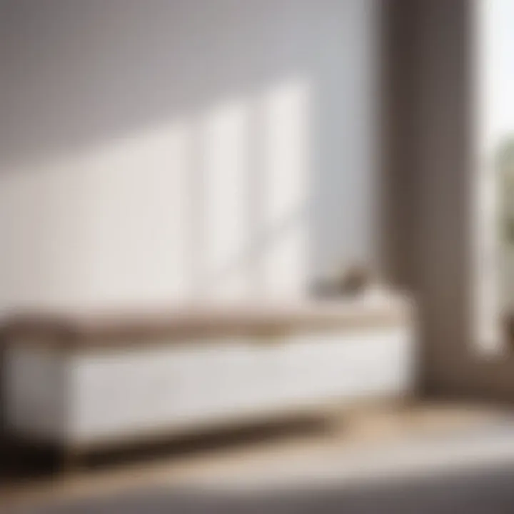 Minimalist Design Bench Chest Modern bedroom bench chest with minimalist design