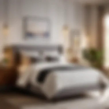 Comfortable Bedroom Setup with Affordable Mattress Cozy bedroom setting with budget-friendly mattress