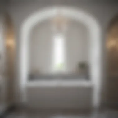 Installation guide illustration for alcove bathtubs