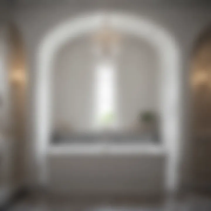 Installation guide illustration for alcove bathtubs