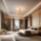 Elegant dual-suite master bedrooms with modern decor