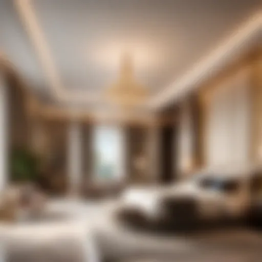 Elegant dual-suite master bedrooms with modern decor