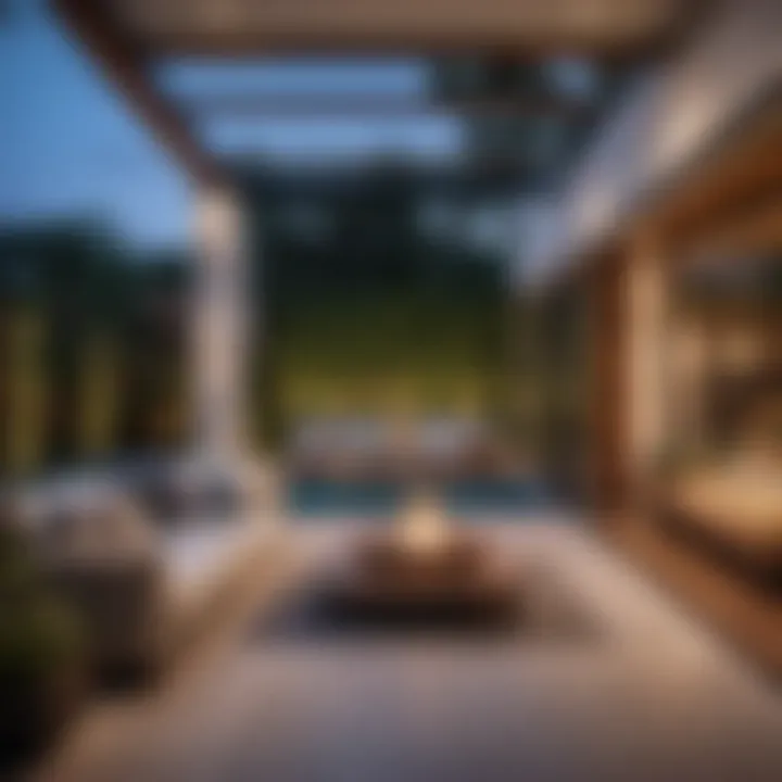 Seamless Indoor-Outdoor Integration Outdoor patio connected to a 2 master bedroom home
