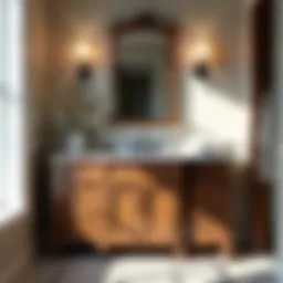 Elegant American-made bathroom vanity showcasing fine craftsmanship