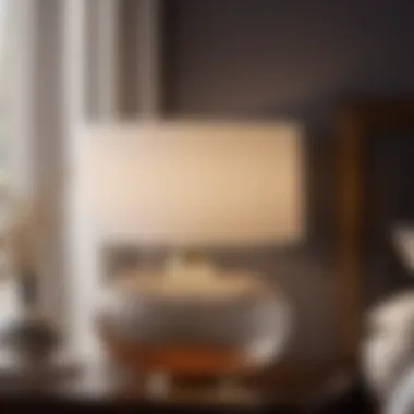 Sleek Modernity Sleek modern Ashley Furniture Lamp enhancing bedroom decor