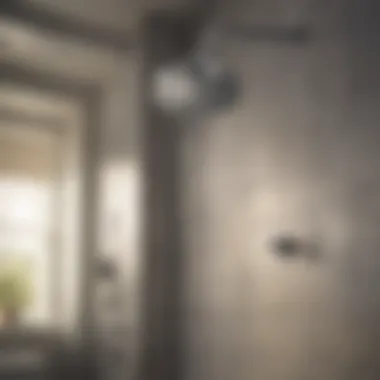 Stylish shower head with innovative features