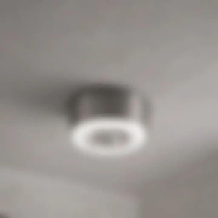 Installation process of bathroom ceiling light exhaust fan combo