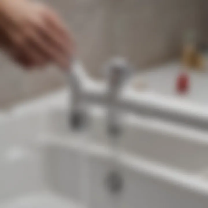 Installation of bathroom PVC pipe fittings in a modern plumbing setup.