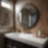 Modern Bathroom Elegance Stylish bathroom featuring modern fixtures and elegant design