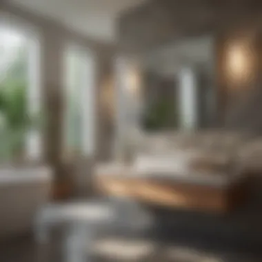 Nature-Inspired Comfort Use of natural materials in a luxurious bathroom environment