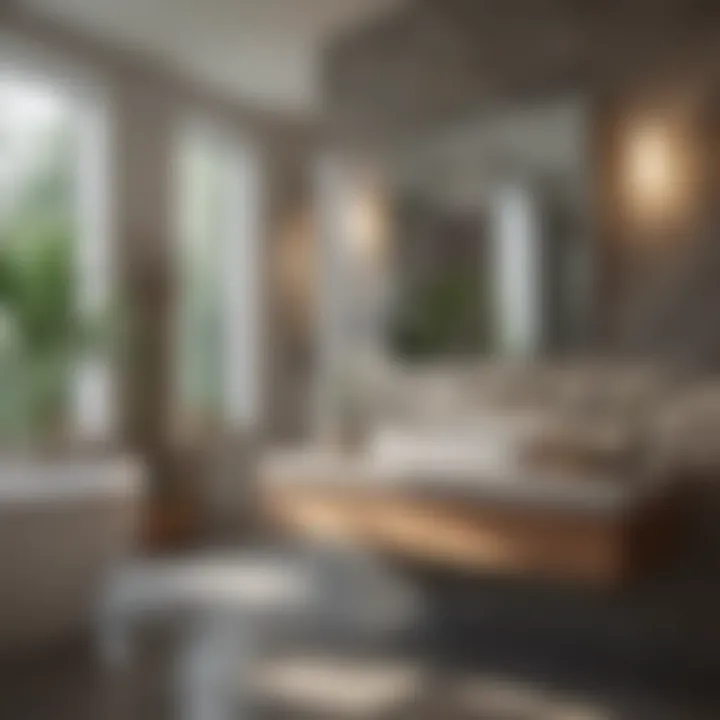 Nature-Inspired Comfort Use of natural materials in a luxurious bathroom environment