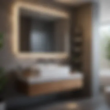 Smart Space Solutions Innovative space optimization in a small bathroom setting