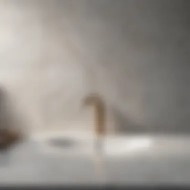 Minimalist tile arrangement emphasizing simplicity and sophistication