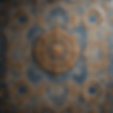 Vintage-inspired bathroom tiles showcasing intricate designs and colors