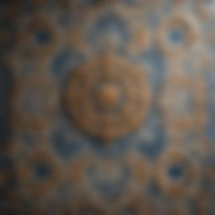 Vintage-inspired bathroom tiles showcasing intricate designs and colors