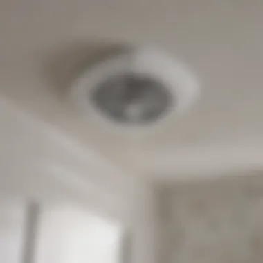 Diagram illustrating how bathroom vent fan heater combos improve air circulation