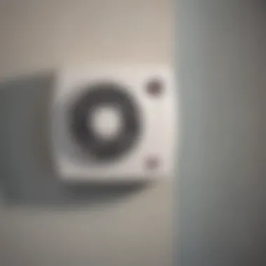 Example of a bathroom vent fan heater combo enhancing indoor air quality