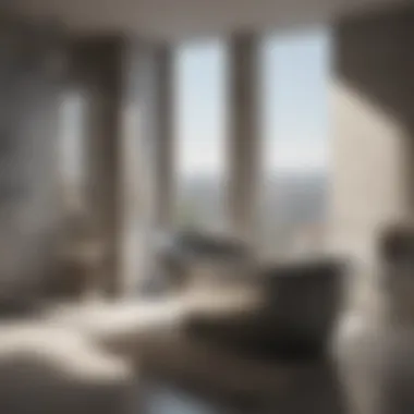 Modern metal bathtub storage solution with accessories