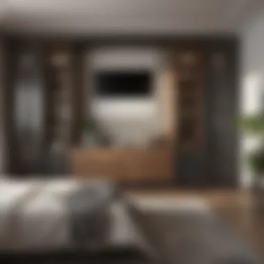Maximized bedroom space with strategic built-in cabinets