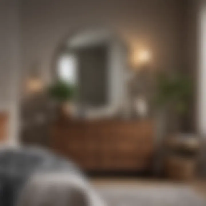 Organized bedroom reflecting mental clarity and tranquility