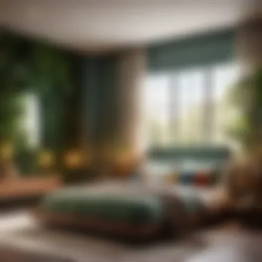 Nature-Inspired Bedroom with Organic Color Scheme Nature-Inspired Bedroom with Organic Color Scheme