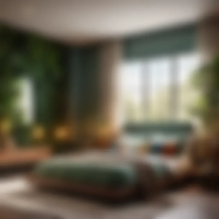 Nature-Inspired Bedroom with Organic Color Scheme Nature-Inspired Bedroom with Organic Color Scheme