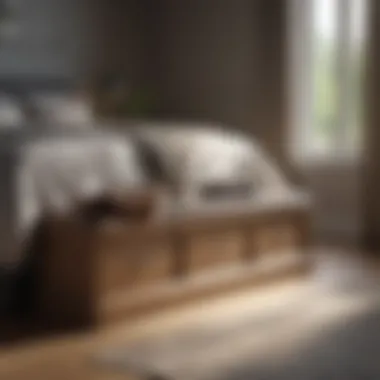 Storage Bench Utility Functional bedroom bench providing extra storage