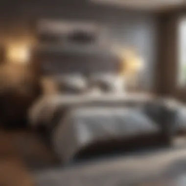 Cozy Bedroom Atmosphere Cozy bedroom atmosphere featuring a king size bed