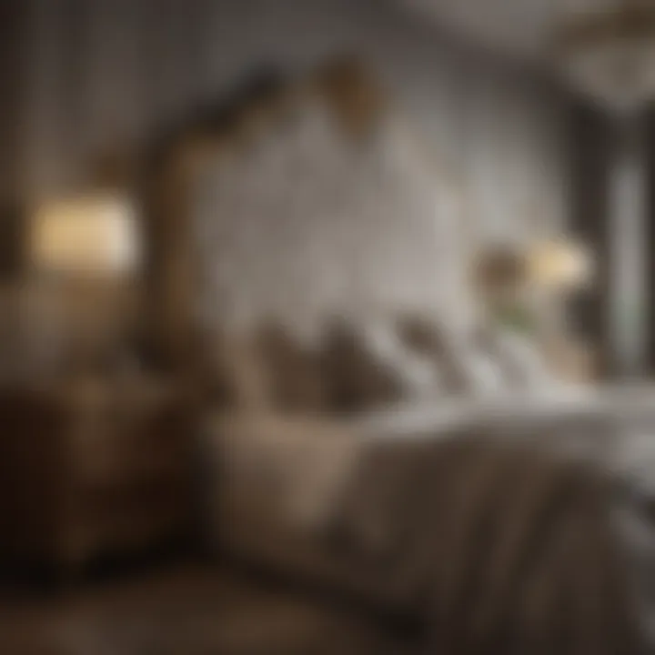 Luxurious Comfort with Plush Fabrics Luxurious bedroom set adorned with plush fabrics