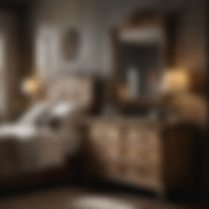 Rustic Charm with Natural Wood Finishes Rustic bedroom set with natural wood finish