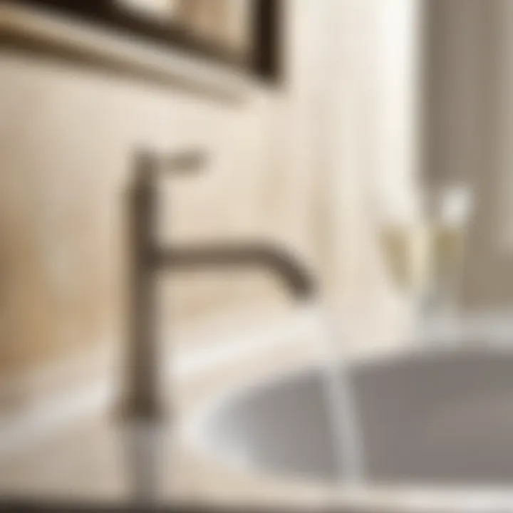 Timeless design of brushed nickel faucet