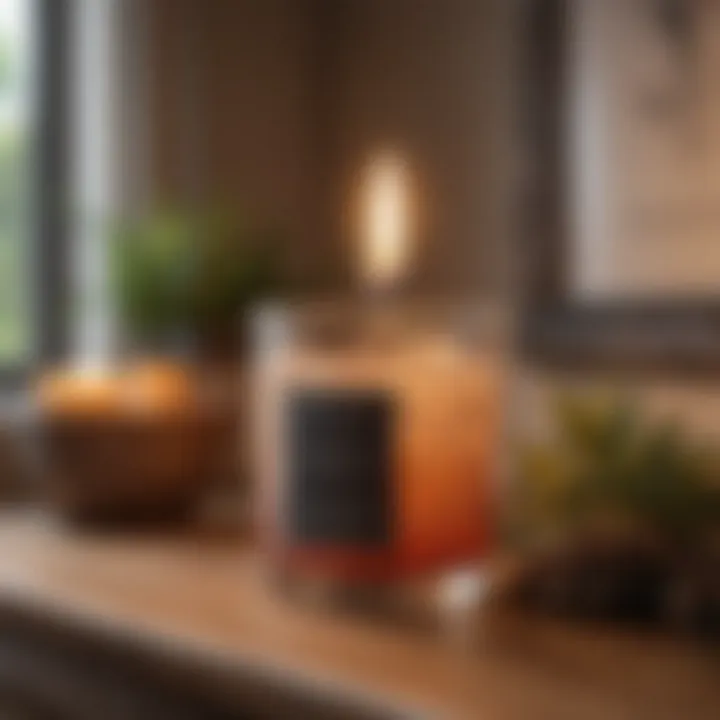 Aromatherapy Candle with Natural Elements