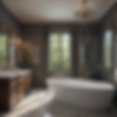 Luxurious Bathtub and Shower Combo