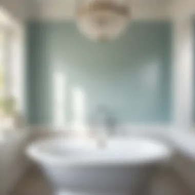 Coastal Mist Bathroom Paint Color