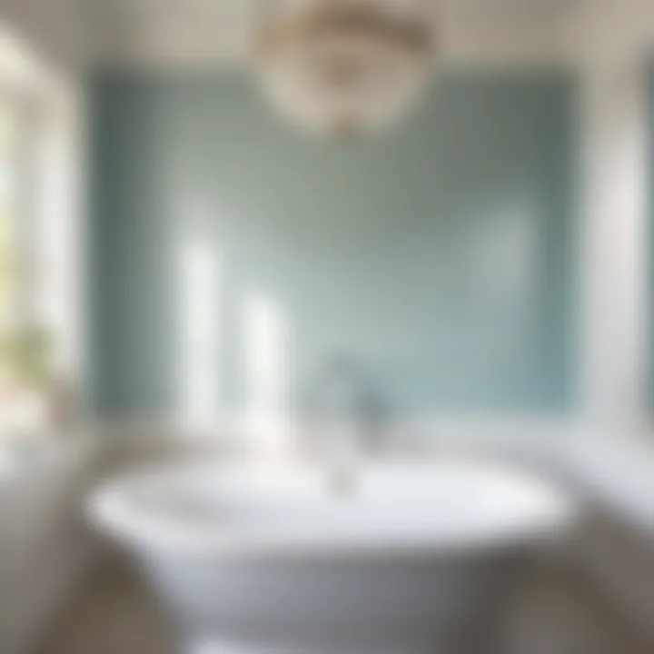 Coastal Mist Bathroom Paint Color