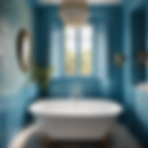Tranquil Blue Bathroom Paint Color
