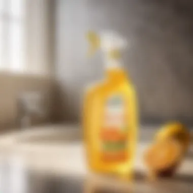 Citrus-Infused Disinfectant Citrus-infused natural bathroom disinfectant